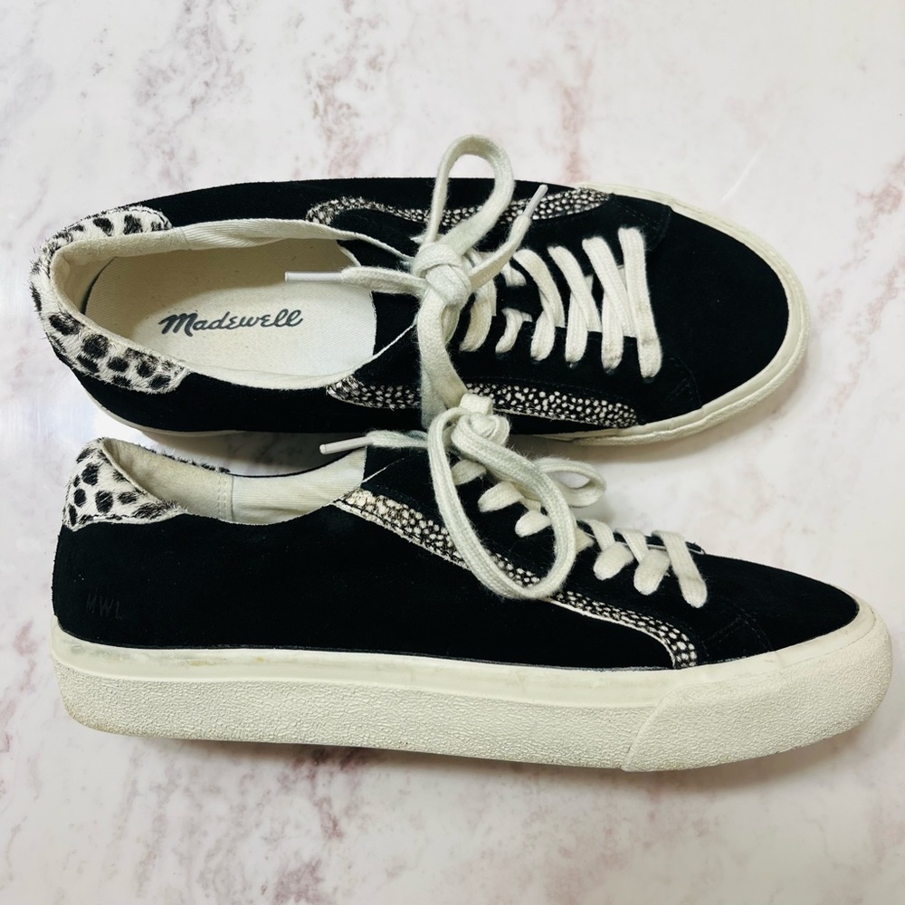 Madewell Sidewalk Low-Top Sneakers - Women Size 7